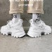 New Fashion Casual Clunky Sneaker ulzzang ins High Running Shoes-All White-4001817