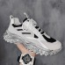 New Fashion Casual Clunky Sneaker ulzzang ins High Running Shoes-Gray/Black-6019566