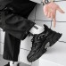 New Fashion Casual Clunky Sneaker ulzzang ins High Running Shoes-All Black-6811225