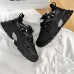 New Fashion Casual Clunky Sneaker ulzzang ins High Running Shoes-All Black-6811225