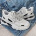 New Fashion Casual Clunky Sneaker ulzzang ins High Running Shoes-White/Black-1019987