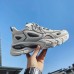 New Fashion Casual Clunky Sneaker ulzzang ins High Running Shoes-White/Black-1019987