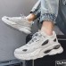 New Fashion Casual Clunky Sneaker ulzzang ins High Running Shoes-White/Black-1019987