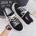 New Fashion Casual ulzzang ins Running Shoes-Black/White-1038438