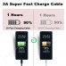 USB3.1 Gen2 10Gbps Cable USB A to USB C Cable 3A 60W QC3.0 Fast Charging for Samsung NVMe Hard Disk External Android Auto Cable-8126036