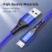 USLION 3A Micro USB Cable Fast Charge USB Data Cable Cord for Samsung S6 Xiaomi Redmi Note 4 Android Microusb Cable Mobile Phone-318700