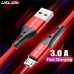 USLION 3A Micro USB Cable Fast Charge USB Data Cable Cord for Samsung S6 Xiaomi Redmi Note 4 Android Microusb Cable Mobile Phone-318700