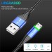 USLION 3A Micro USB Cable 0.5m/1m/2m Data Sync Fast Charging Wire For Samsung Huawei Xiaomi Note Tablet Android USB Phone Cables-8641757