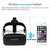 G04BS Wireless VR Glasses 3D Virtual Reality Box Google Cardboard Stereo Mic Headset Helmet for 4.7-7.2