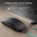 Wireless Mouse Ergonomic Computer Mouse PC Optical Mause with USB Receiver 2.4Ghz Wireless Mice 1600 DPI For Laptop-9692851