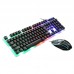 USB Wired Gaming Keyboard Mouse Combos PC Rainbow Colorful LED Backlit Gaming Mouse and Keyboard Set Kit for Home Office Gamer-6701157