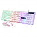 USB Wired Gaming Keyboard Mouse Combos PC Rainbow Colorful LED Backlit Gaming Mouse and Keyboard Set Kit for Home Office Gamer-6701157