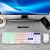 USB Wired Gaming Keyboard Mouse Combos PC Rainbow Colorful LED Backlit Gaming Mouse and Keyboard Set Kit for Home Office Gamer-6701157