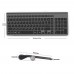 Rechargeable Wireless Keyboard Mouse 2.4G Full Size Thin Ergonomic And Compact Design For Laptop PC Desktop，Computer Windows-1841296