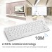 Rechargeable Wireless Keyboard Mouse 2.4G Full Size Thin Ergonomic And Compact Design For Laptop PC Desktop，Computer Windows-1270280