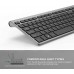 Rechargeable Wireless Keyboard Mouse 2.4G Full Size Thin Ergonomic And Compact Design For Laptop PC Desktop，Computer Windows-1732600