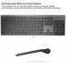 Rechargeable Wireless Keyboard Mouse 2.4G Full Size Thin Ergonomic And Compact Design For Laptop PC Desktop，Computer Windows-1732600