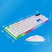 Rechargeable Wireless Keyboard Mouse 2.4G Full Size Thin Ergonomic And Compact Design For Laptop PC Desktop，Computer Windows-694524