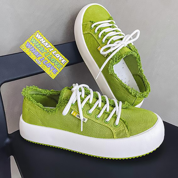 New Fashion Casual ulzzang ins Running Shoes-Green/White-5408778