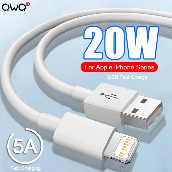 For Apple Original USB Cable For iPhone 13 12 11 Pro Max 8 7 Plus SE USB Lightning Cable XR X XS Fast Charging Charger Wire Cord-3968701