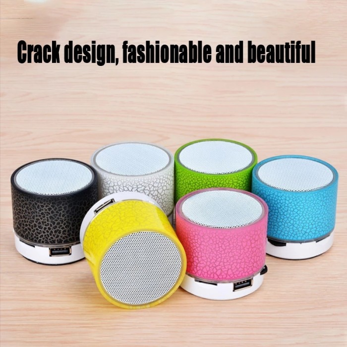 LED Light Crack Wirless Bluetooth Speaker Outdoor Sound Box Small Protable Speaker for Mobile Phone-5305638