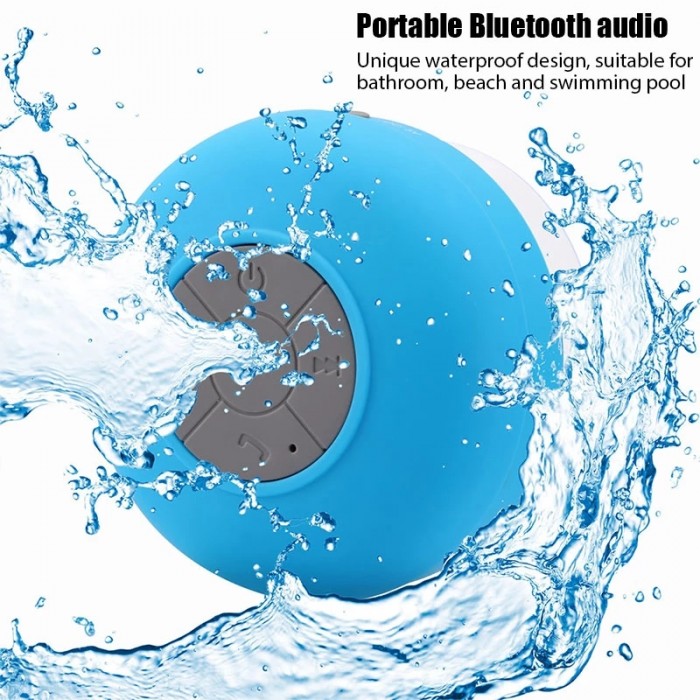 Portable Bluetooth Speaker Wireless Waterproof Shower Speakers for Phone Bluetooth Subwoofer Hand Free Car Speaker Loudspeaker-1156588