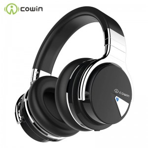 COWIN E7[Upgraded] Active Noise Cancelling Wireless Bluetooth Headphones Deep Bass Bluetooth 5.0 Headset with Mic 30H Playtime-6622841