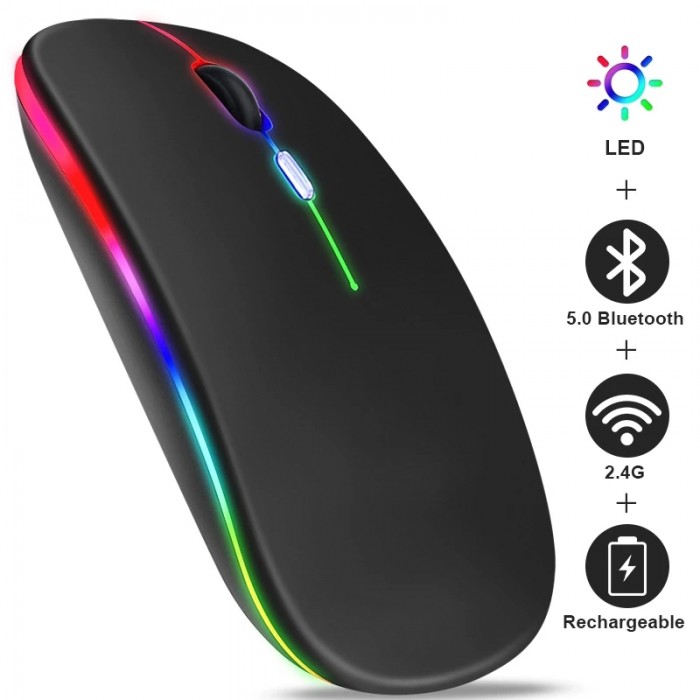 Wireless Mouse Ergonomic Computer Mouse PC Optical Mause with USB Receiver 2.4Ghz Wireless Mice 1600 DPI For Laptop-1682448