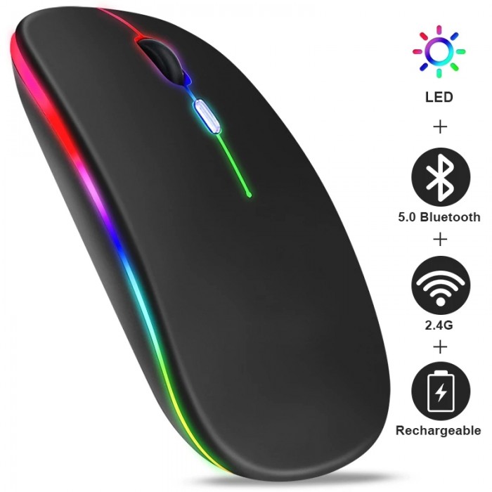 Wireless Mouse Ergonomic Computer Mouse PC Optical Mause with USB Receiver 2.4Ghz Wireless Mice 1600 DPI For Laptop-4682864